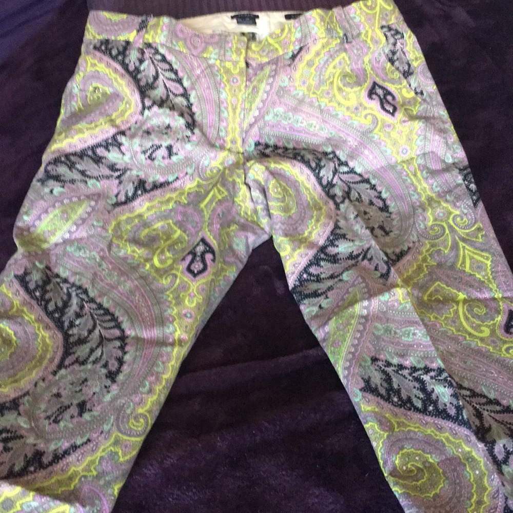 J. Crew Cafe Capri pants